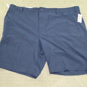NWT Men’s IZOD Advantage Hybrid Dress Shorts Blue Sz 42x9.5 Quick Dry/Wicking